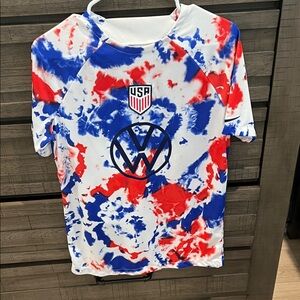Nike USA Tie-Dye Jersey - Red, Blue, White size Medium